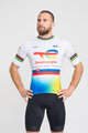 BONAVELO Tricou de ciclism cu mânecă scurtă - TOTAL ENERGIES 2024 - albastru/roșu/galben/alb