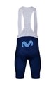 BONAVELO Tricoul și pantaloni scurți de ciclism - MOVISTAR 2022 - albastru/alb