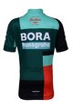 BONAVELO Tricou de ciclism cu mânecă scurtă - BORA 2022 KIDS - verde/negru/roșu