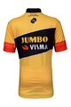 BONAVELO Tricou de ciclism cu mânecă scurtă - JUMBO-VISMA '22 KIDS - negru/galben