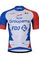 BONAVELO Tricoul și pantaloni scurți de ciclism - GROUPAMA FDJ 2022 - albastru/alb/roșu