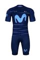 BONAVELO Tricoul și pantaloni scurți de ciclism - MOVISTAR 2022 - albastru/alb