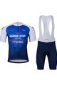 BONAVELO Tricoul și pantaloni scurți de ciclism - QUICKSTEP 2022 - albastru/alb
