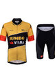 BONAVELO Tricoul și pantaloni scurți de ciclism - JUMBO-VISMA 2022  - galben/negru