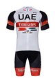 BONAVELO Tricoul și pantaloni scurți de ciclism - UAE 2022 - alb/negru