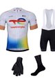 BONAVELO Mega set de ciclism - TOTAL ENERGIES 2024 - roșu/alb/albastru/negru/galben