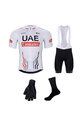 BONAVELO Mega set de ciclism - UAE 2024 - alb/negru/roșu