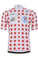 BONAVELO Tricou de ciclism cu mânecă scurtă - TOUR DE FRANCE 2023 - alb/roșu