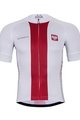 BONAVELO Tricou de ciclism cu mânecă scurtă - POLAND I. - alb/roșu