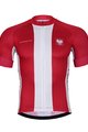 BONAVELO Tricou de ciclism cu mânecă scurtă - POLAND II. - roșu/alb