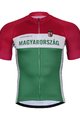 BONAVELO Tricou de ciclism cu mânecă scurtă - HUNGARY - roșu/alb/verde