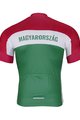 BONAVELO Tricoul și pantaloni scurți de ciclism - HUNGARY - verde/roșu/alb/negru