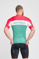 BONAVELO Tricou de ciclism cu mânecă scurtă - HUNGARY - alb/roșu/verde