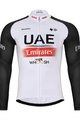 BONAVELO Tricou și pantaloni de iarnă de ciclism - UAE 2024 WINTER - negru/alb/roșu