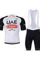 BONAVELO Tricoul și pantaloni scurți de ciclism - UAE 2023 - negru/alb