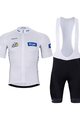 BONAVELO Tricoul și pantaloni scurți de ciclism - TOUR DE FRANCE 2024 - negru/alb/albastru
