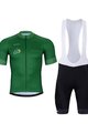 BONAVELO Tricoul și pantaloni scurți de ciclism - TOUR DE FRANCE 2024 - negru/verde