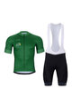 BONAVELO Tricoul și pantaloni scurți de ciclism - TOUR DE FRANCE 2024 - negru/verde