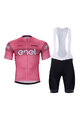 BONAVELO Tricoul și pantaloni scurți de ciclism - GIRO D´ITALIA - negru/roz