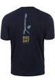 ROCDAY Tricou de ciclism cu mânecă scurtă - PINE - albastru