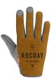 Rocday Mănuși cu degete lungi de ciclism - ELEMENTS - gri/galben