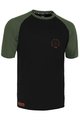 ROCDAY Tricou de ciclism cu mânecă scurtă - ROOST - verde/negru