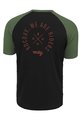 ROCDAY Tricou de ciclism cu mânecă scurtă - ROOST - verde/negru