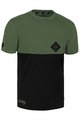 ROCDAY Tricou de ciclism cu mânecă scurtă - DOUBLE - verde/negru