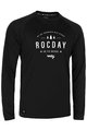ROCDAY Tricou de ciclism cu mânecă lungă de vară - PATROL - negru