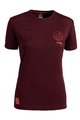 ROCDAY Tricou de ciclism cu mânecă scurtă - WOODY LADY - bordo