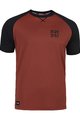 ROCDAY Tricou de ciclism cu mânecă scurtă - PARK - roșu/negru