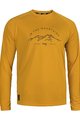 ROCDAY Tricou de ciclism cu mânecă lungă de vară - MOUNT - galben