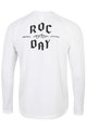 ROCDAY Tricou de ciclism cu mânecă lungă de vară - PARK LONG - alb