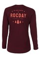 ROCDAY Tricou de ciclism cu mânecă lungă de vară - PATROL LADY - bordo