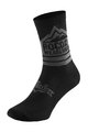 ROCDAY Șosete clasice de ciclism - TRAIL - gri/negru