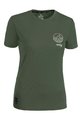 ROCDAY Tricou de ciclism cu mânecă scurtă - WOODY LADY - verde