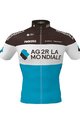 ROSTI Tricou de ciclism cu mânecă scurtă - AG2R 2020 - albastru/maro/alb
