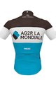 ROSTI Tricou de ciclism cu mânecă scurtă - AG2R 2020 - albastru/maro/alb