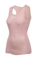 SANTINI Tricou de ciclism fără mâneci - LIEVE LADY - roz