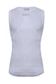 SANTINI Tricou de ciclism fără mâneci - CARBON - alb