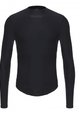 SANTINI Tricou de ciclism cu mânecă lungă - CALDO - negru