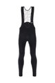 SANTINI Pantaloni de ciclism lungi cu bretele - SVOLTA WINTER - negru/alb