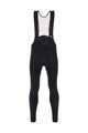 SANTINI Pantaloni de ciclism lungi cu bretele - SVOLTA WINTER - bordo/negru