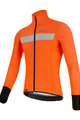 SANTINI Jachetă termoizolantă de ciclism - VEGA H2O - negru/portocaliu