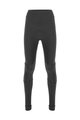 SANTINI Pantaloni de ciclism lungi fără bretele - ALBA WINTER LADY - negru