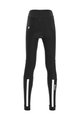 SANTINI Pantaloni de ciclism lungi fără bretele - ALBA WINTER LADY - negru