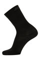 SANTINI Șosete clasice de ciclism - WOOL SOCKS - negru