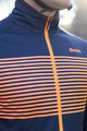 SANTINI Jachetă termoizolantă de ciclism - COLORE - albastru/portocaliu