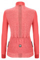 SANTINI Tricou și pantaloni de iarnă de ciclism - COLORE PURO LADY WNT - roz/negru