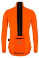 SANTINI Jachetă termoizolantă de ciclism - VEGA MULTI WINTER - portocaliu